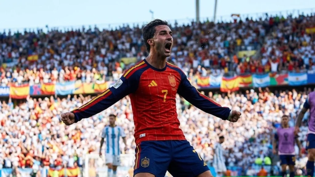Spain vs Argentina Match Score and Stats