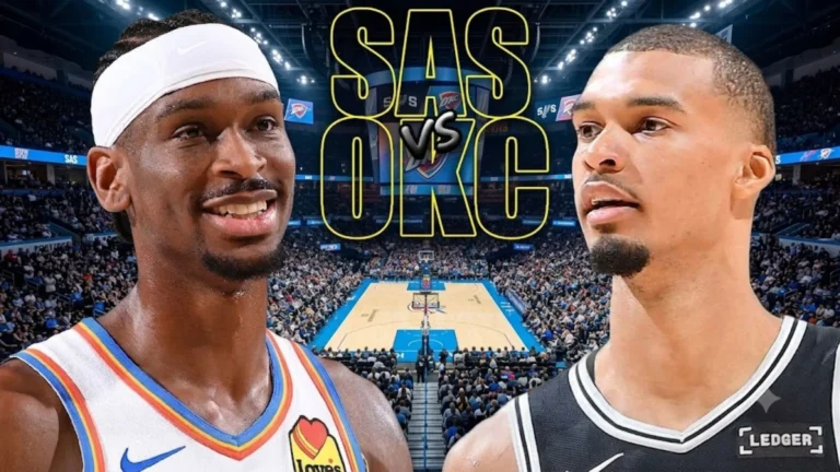 Spurs vs Thunder Match score & Stats