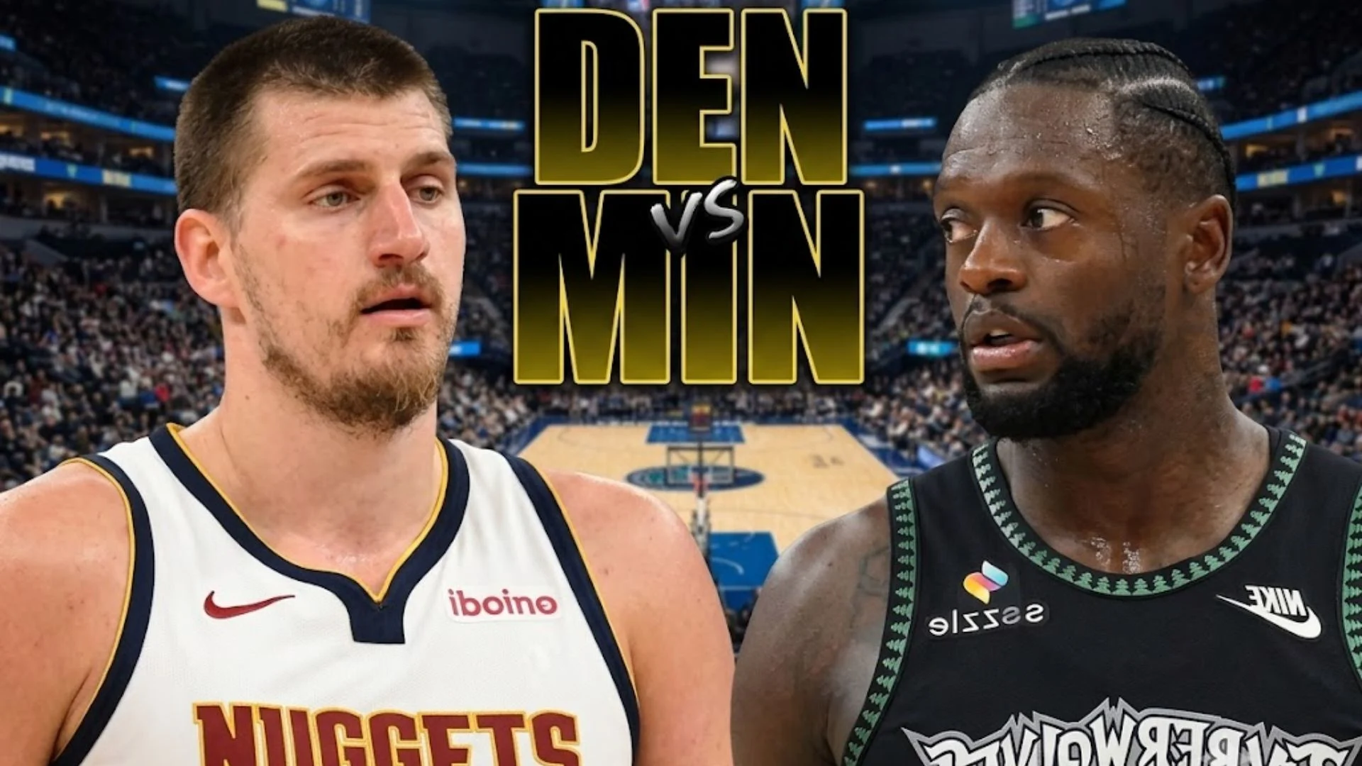 Timberwolves vs Nuggets match score and stats